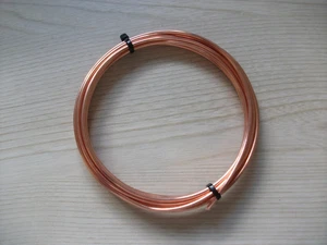 Kupferdraht blank Basteldraht Allzweckdraht Schmuckdraht Löhtdraht 1 m / 1,3mm - Bild 1 von 1