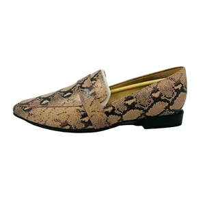 Nuove scarpe larghe da donna naturalizzatore taglia 7 W Cicerone nudo serpente pelle tacco a blocco nuove con etichette - Foto 1 di 10