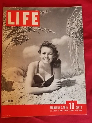 🔴 Life July 1945 WW2 US & USSR Push to Germany FDR World Series Greece Art 💎 - Image 1 of 4