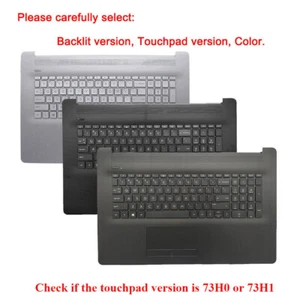 NUOVO per HP 17BY 17-BY 17-CA 17Z-CA 17T-BY cover superiore palmo con touchpad tastiera - Foto 1 di 22