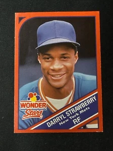 1990 Wonder Bread Stars - #10 Darryl Strawberry ~ Some wear - Picture 1 of 2