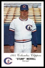 1985 Columbus Clippers Police Stump Merrill (F) Columbus Clippers #NNO