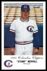 1985 Columbus Clippers Police Stump Merrill (F) Columbus Clippers #NNO