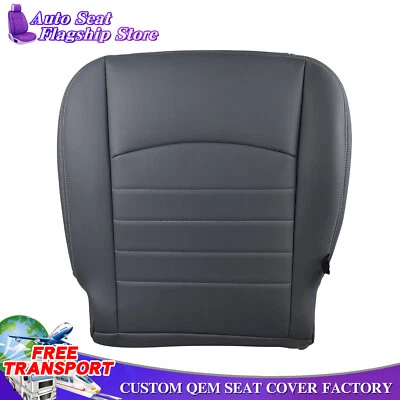 For 2013-2018 Dodge Ram 5500 Work Truck Driver Bottom Seat Cover Gray Foto 1 de 4