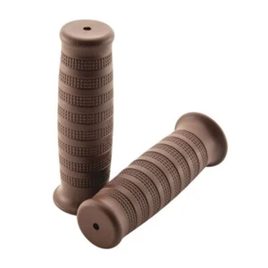BikeMaster Wicker Street Motorcycle Grips Brown 7/8" 124MM - Picture 1 of 1