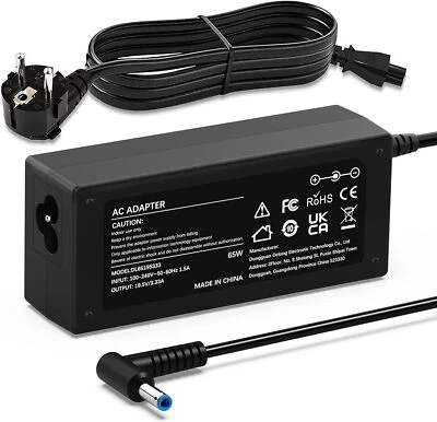 65W Netzteil für HP Pavilion x360 11 13 15 Elitebook 840 850 G3 G4 G5 Ladegerät - Bild 1 von 4