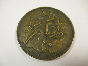 Antique Bronze Medal Token 1832 Death Duke of Reichstadt Napoleon II France - Picture 1 of 8