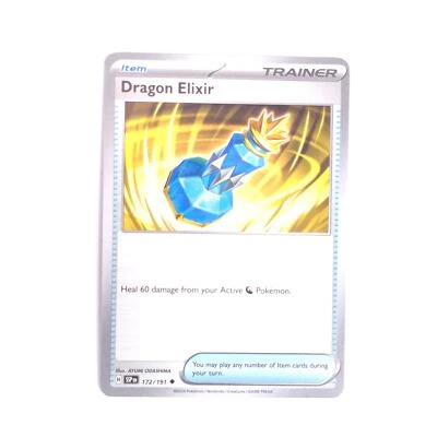 Dragon Elixir 172/191 Pokemon SV08: Surging Sparks Uncommon NM - Image 1 of 2
