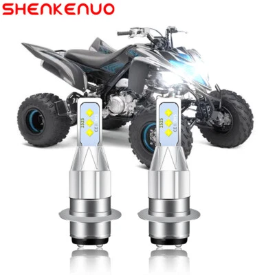 6000K For Yamaha Raptor 350 660R 700 700R LED Headlight Bulb Kit YFM350R YFM660R - Image 1 of 4