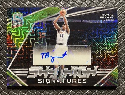 THOMAS BRYANT 2022-23 Panini Spectra Sky High Meta Mojo Prizm /25 Auto Nuggets - Image 1 of 2