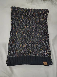 CC Exclusive Womens Wrap Shawl Scarf Long Black Multicolored Soft - Picture 1 of 9