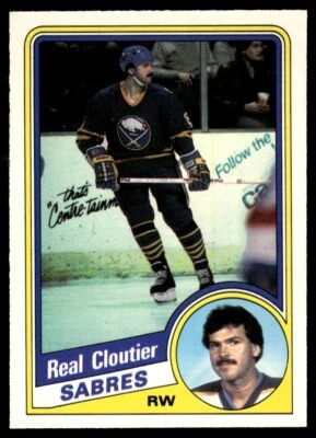 1984-85 O-Pee-Chee Real Cloutier Buffalo Sabres #19 - Image 1 of 2
