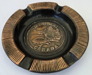 Posacenere vintage Montreal Canada souvenir in metallo - Foto 1 di 5