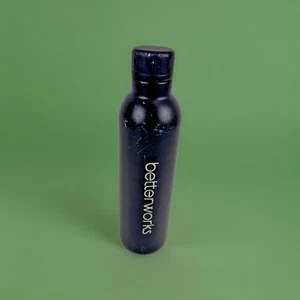 Betterworks 17 Unzen Edelstahl Isolierflasche - Schraubverschluss - schwarz - Bild 1 von 8