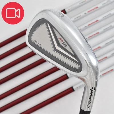 【689PS NEW】 TaylorMade r9 MAX Irons Set 5-6-7-8-9-P-A-S PW AW SW R RH Golf Clubs - Image 1 of 4
