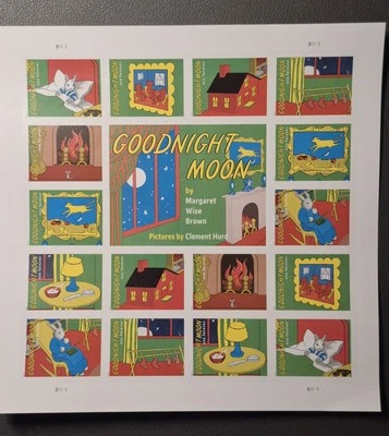US stamps, 2025 Goodnight Moon, Mint Imperforate Sheet  - Image 1 of 4