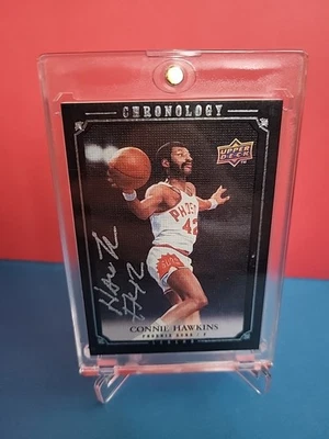 2007-08 Upper Deck Chronology CONNIE HAWKINS Auto /99 Legend - Image 1 of 2
