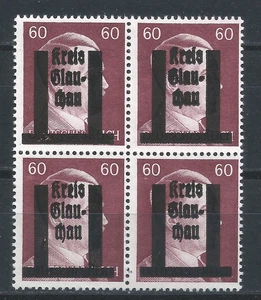 Glauchau Nr. 17 postfrischer Viererblock - Bild 1 von 2