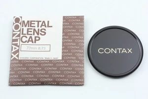 [Brand New] CONTAX K-73 K73 72mm Screw In Metal Lens Cap Black From Japan - Picture 1 of 8