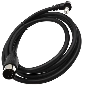 MIDI Din 5Pin Male to Monoprice 6.35mm 1/4" Male TRS Stereo Audio Cable 1.5m - Picture 1 of 7