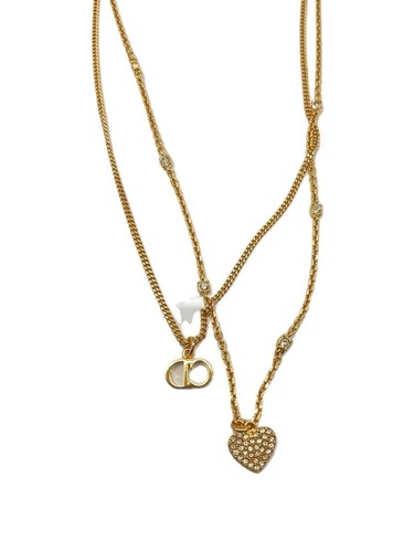 Collana Christian Dior di Top donna con strass GLD usata