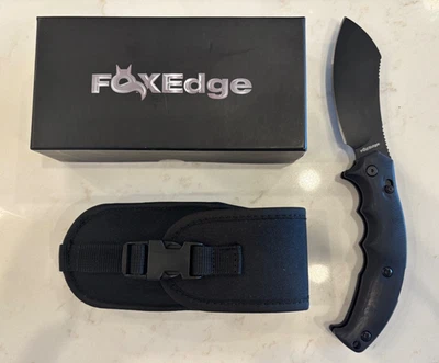 NUEVO Fox Edge FE-505 Annunaki Lg Cuchillo Plegable Bloqueo de Hoja, Estuche de Transporte de Nylon Molle Foto 1 de 4