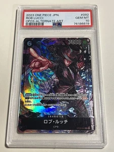 Rob Lucci OP03-092 PSA 10 Alt Art Japanese OP03 One Piece - Picture 1 of 2