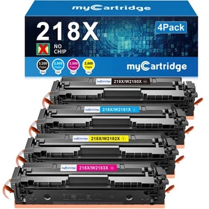 218X Kasety z tonerem 4-pak Wysoka wydajność Kompatybilny zamiennik do HP 218X 218A - Zdjęcie 1 z 9
