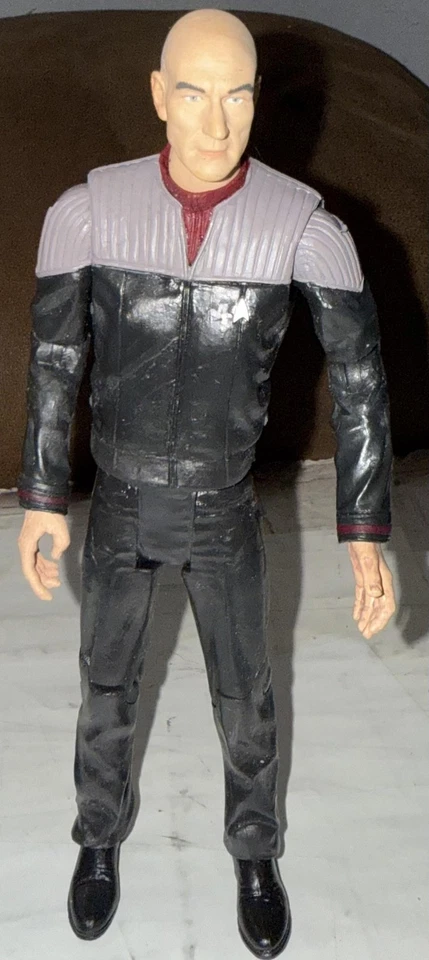 Vintage Star Trek Nemesis Captain Jean-Luc Picard Action Figure Art Asylum 2002 - Image 1 of 3