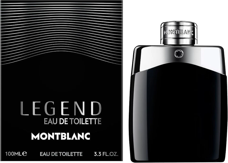$107 NOVO 3,3 oz LEGEND MONTBLANC EDT EAU DE TOILETTE PERFUME MASCULINO TESTADOR DE COLÔNIA - Imagem 1 de 1