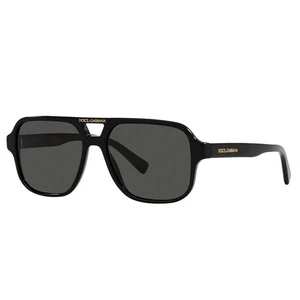Gafas de sol Dolce & Gabbana DX 4003 335587 negras de plástico para piloto lentes grises - Imagen 1 de 3