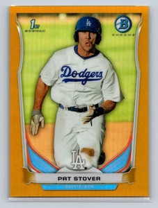 Pat Stover 2014 Bowman Chrome Gold Refractor /50 Los Angeles Dodgers #BCP95 - Picture 1 of 2