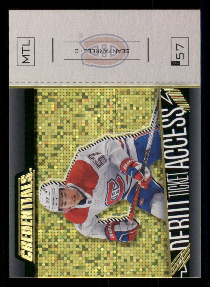 2023-24 Upper Deck Credentials Horizontal Yellow #170 Sean Farrell - Image 1 of 2