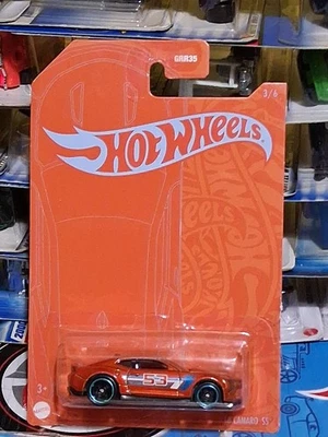 Hot Wheels Orange & Blue 53rd Anniversary '18 Camaro SS 3/6 GRR35 - Image 1 of 3