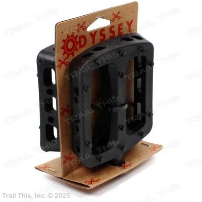 Odyssey Twisted PC Pro Bike Pedals 9/16" BMX MTB Platform Black - Image 1 of 3