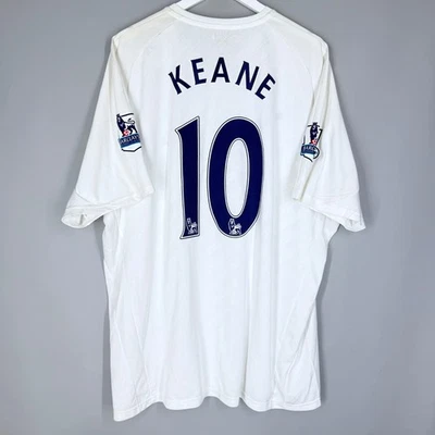 TOTTENHAM HOTSPUR 2007 2008 HOME SHIRT FOOTBALL SOCCER JERSEY PUMA #10 KEANE 3XL - Image 1 of 4