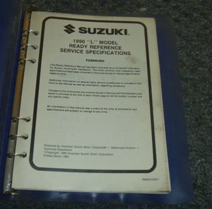 1990 Suzuki LT160EL Quadrunner ATV Specifications Ready Reference Manual xz - Picture 1 of 10