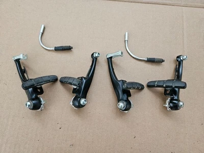 Tektro 836A Mountain Hybrid Bike V-Brakes Front + Rear Set Black - Image 1 of 4