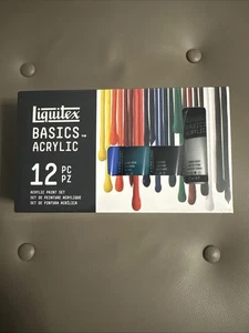 Liquitex Basics 12 Tube Box Set 22ml Künstler Acrylfarben 🎄🎁❤️ - Bild 1 von 5