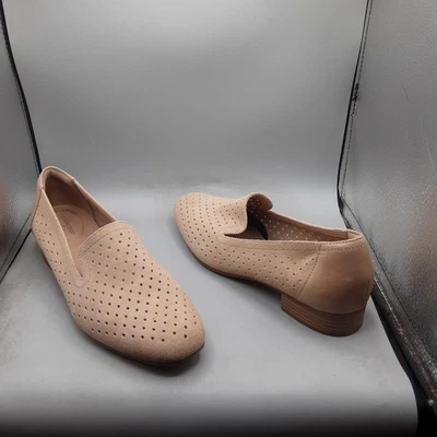 Clarks Zapatos Mujer Talla 10M Mocasines Perforados Cómodos Sin Cordones 22545 Informales Foto 1 de 4