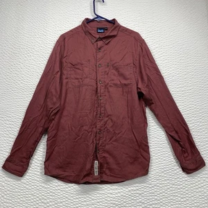 Kavu Herren XL Charlestown Button Down Langarm Hemd Rot - Bild 1 von 14
