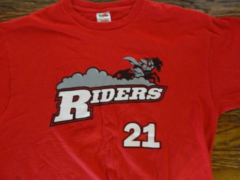 FRISCO ROUGH RIDERS MINOR LEAGUE Red Schedult T-SHIRT 2004 SEASON  FITS ADULT L Cover