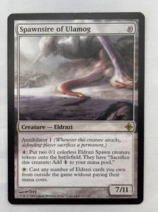 Spawnsire of Ulamog x1 Magic The Gathering Rise of the Eldrazi 1x Magic Excelente Juego de Luz EX - Imagen 1 de 2