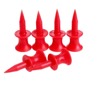 31mm 100 Pcs Golf Tees with Wheel Design Trainer Practice Golfer Gift Plastic - Picture 1 of 3