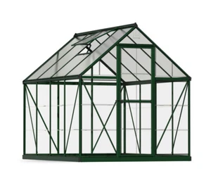 Treibhaus Gewächshaus Palram-Canopia Hybrid 6x8 grün Pflanzenhaus Anzuchthaus