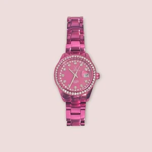 ToyWatch W/round Stones Pink Watch - Picture 1 of 12