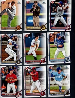 2022 BOWMAN DRAFT Baseball Cards Complete Your Set U-Pick - Image 1 of 4