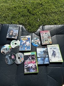 PS2 , PS3 , PS4 , Xbox 360 , & Wii Video Game Lot Of 11 UNTESTED!!