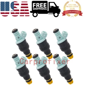 0280150415 13641730060 6x Fuel Injectors FITS BMW 323i 325i 525i M3 Flow Matched - Picture 1 of 9