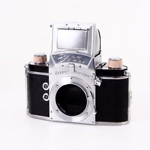 ^ Ihagee Exa 35mm Film SLR Camera Body w/ Waist Level Finder [Body Only] #417823